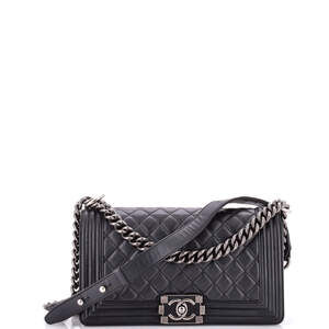 Chanel Old Medium Boy Flap Bag